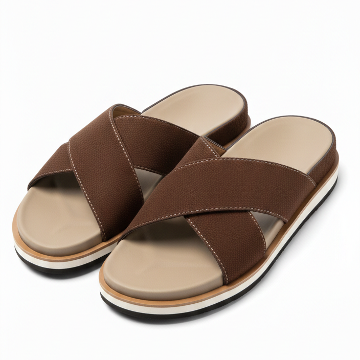 Crossover Suede Slide